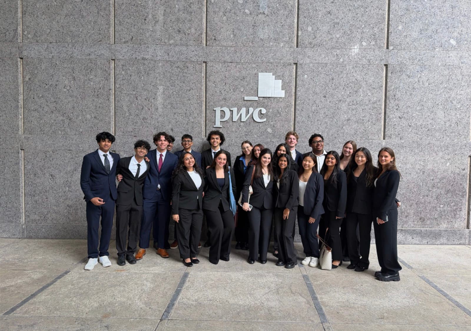 MECG members visiting PwC in Chicago